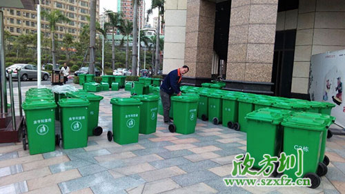 欣方圳塑料環保垃圾桶，天津市場銷量倍增