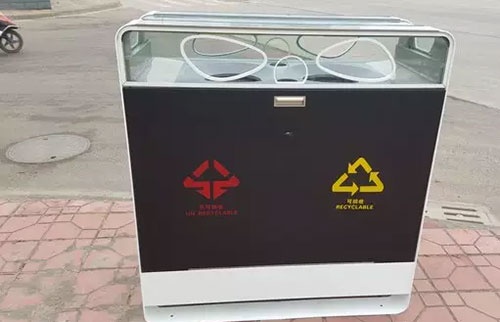 成都高大上果皮箱：有WiFi，靠太陽能工作